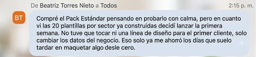 Testimonio de Beatriz Torres Nieto — Cliente de Fluition AI Agency