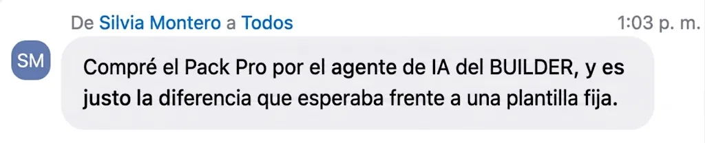 Testimonio de Silvia Montero — Cliente de Fluition AI Agency